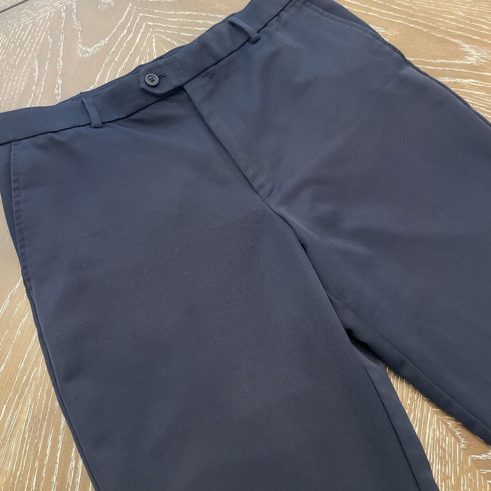IZOD Men's Golf Pants 34x34 Navy Blue Flat Front Athletic~ EXCELLENT ~ Fast Ship